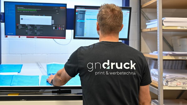 Steuerpult Digitaldruck mit Normlicht